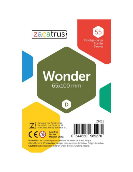 Fundas Zacatrus Wonder (65x100mm) (55)