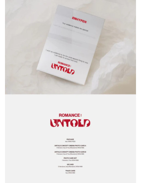 ENHYPEN - Romance Untold (2nd Album) (Weverse Album Version)