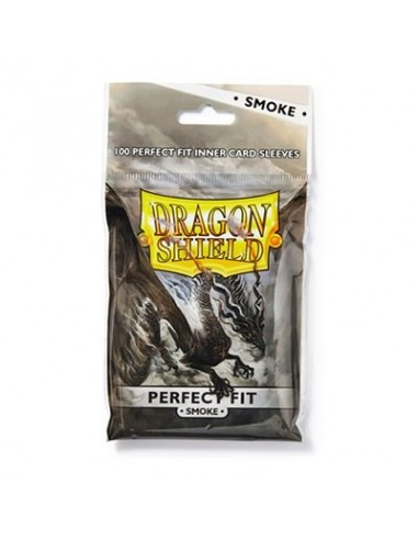 Dragon Shield Standard Perfect Fit Sleeves (63x88mm) - Smoke (100)