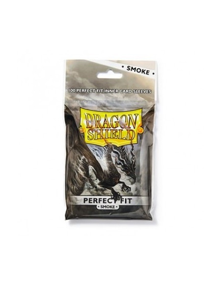 Dragon Shield Standard Perfect Fit Sleeves (63x88mm) - Smoke (100)