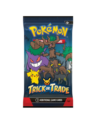 Pokemon Sobre Trick or Trade 2024 (3) Inglés  - Pokemon Sobre Trick or Trade 2024 (3 cartas/sobre) Inglés