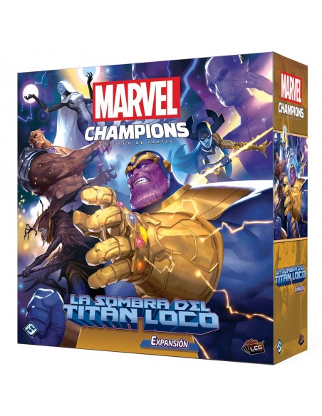 Marvel Champions. LCG: The Mad Titan's Shadow (Inglés)  - CONTENIDO 268 cartas (97 cartas  de Jugador, 19 cartas de Villano y 15