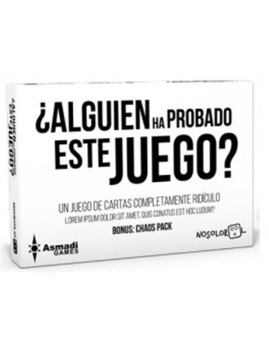 ¿Alguien ha probado este juego? (Spanish)