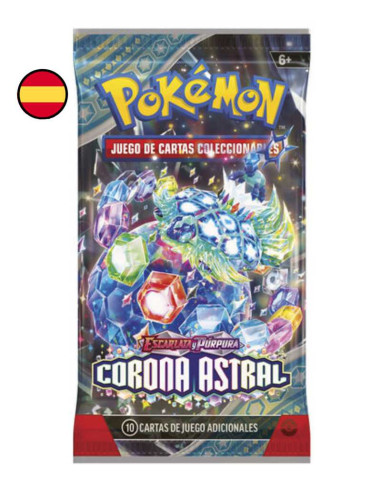 Scarlet & Violet 7 Stellar Crown: Booster Pack (10 cards) Spanish