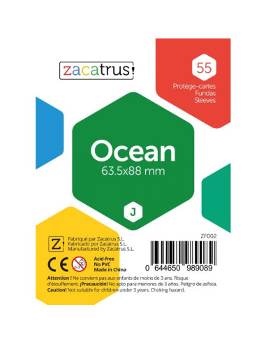 Fundas Zacatrus Ocean (Standard: 63,5x88 mm) (55 uds)