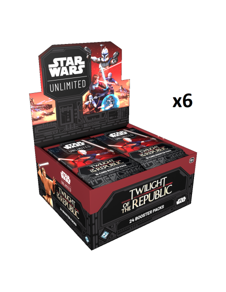 Star Wars Unlimited: El Ocaso de la República. Case (6x Cajas de Sobres) Español