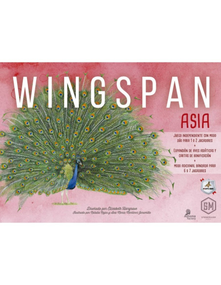 Wingspan Asia. Expansión Autojugable  - En esta tercera expansión de Wingspan le daremos la bienvenida a nuevas especies a nuest