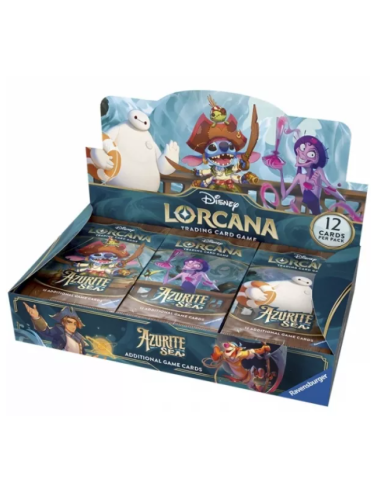 Azurite Sea: Caja de Sobres (24) LORCANA (Inglés)