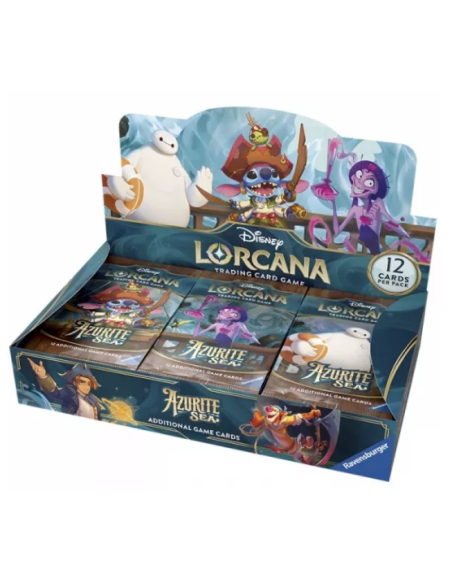 Azurite Sea: Caja de Sobres (24) LORCANA (Inglés)