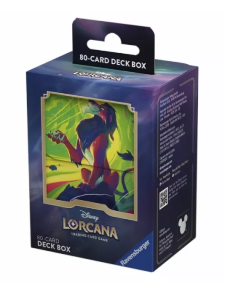 Azurite Sea: Scar - Vengeful Lion Deck Box. Lorcana