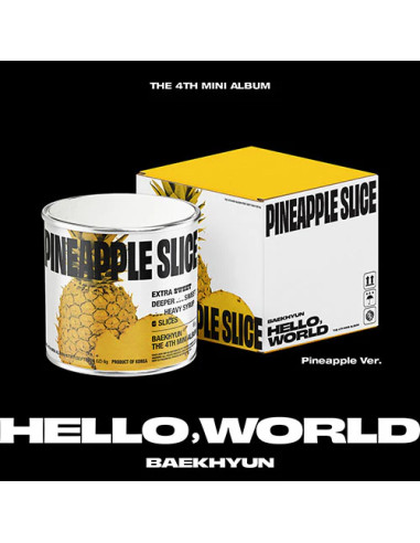 BAEKHYUN (EXO) - HELLO, WORLD (PINEAPPLE VER.) LIMITED (4TH Mini Album)