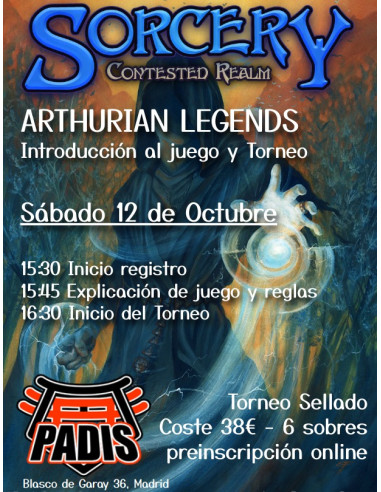 Sorcery TCG: Presentación Arthurian Legends 12 de Octubre