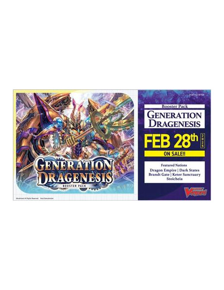 PREORDER Generation Dragenesis DZBT06: Booster Box (16)