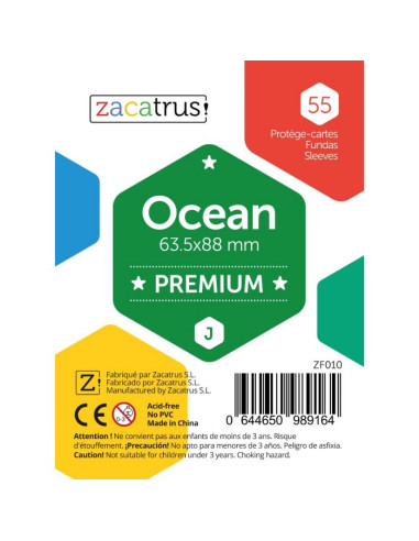 Sleeves Zacatrus Ocean Premium (63.5x88mm) (50)