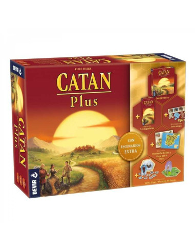 Catan Plus  - En esta nueva versión de Catan Plus encontrarás mucho más que el juego original. Además de poder ampliar el tabler