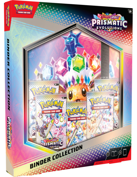 Escarlata y Púrpura 8.5 Evoluciones Prismáticas: Binder Collection (Inglés)  - 