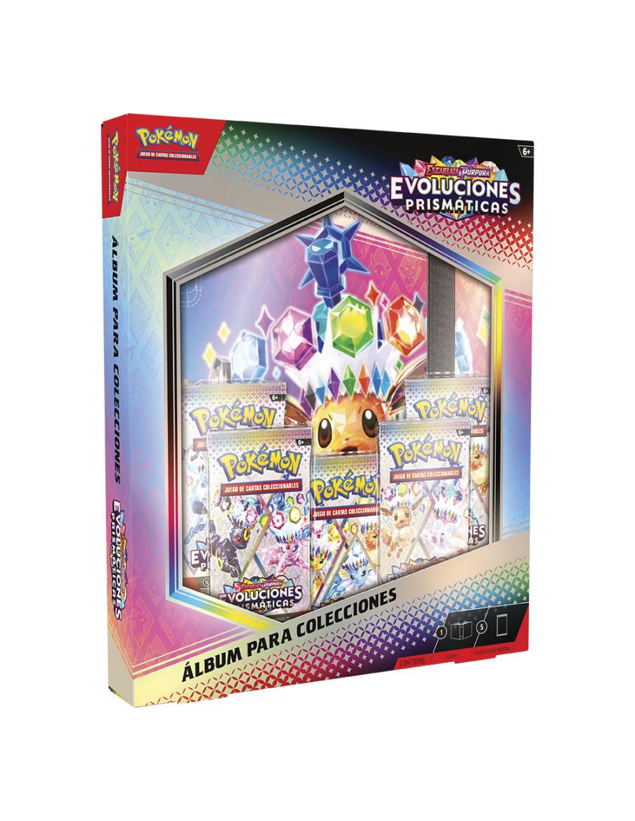 Escarlata y Púrpura 8.5 Evoluciones Prismáticas: Binder Collection (Español)  - Incluye cinco sobres de Escarlata y Púrpura — Ev