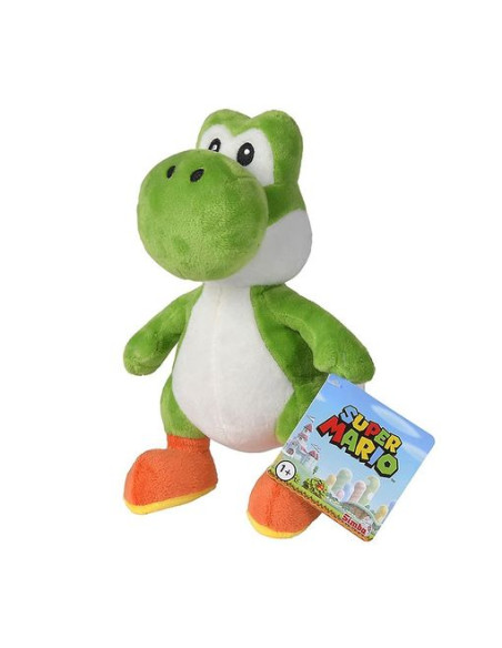 Peluche Yoshi 20cm  - Peluche del amigo verde de Super Mario de aproximadamente 20cm de altura