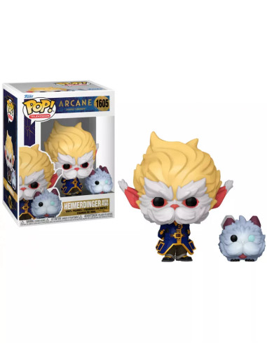 Funko Pop Heimerdinger with Poro. Arcane