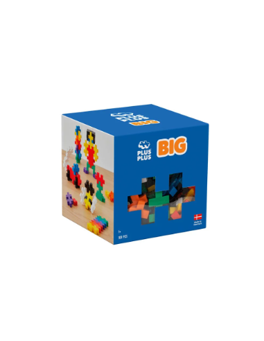 Cubo BIG Basico Mix 100 pcs  - ¡Juego libre con 100 piezas de colores!  Este set de juego fomenta la creatividad y habilidades m