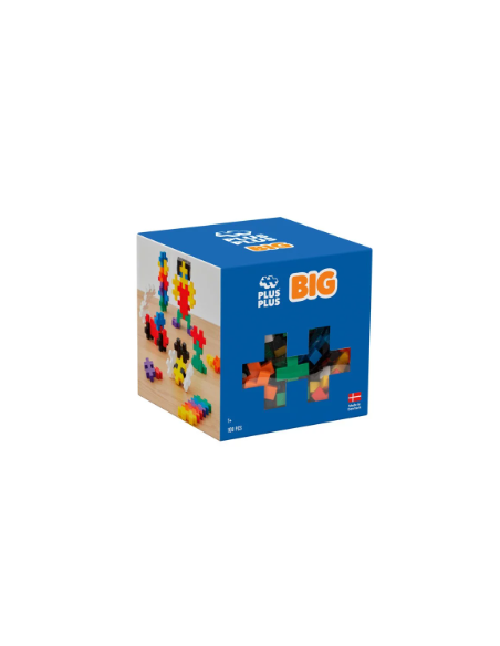 Cubo BIG Basico Mix 100 pcs  - ¡Juego libre con 100 piezas de colores!  Este set de juego fomenta la creatividad y habilidades m