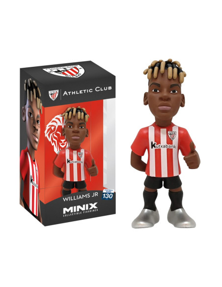 Figura MINIX Nico Williams Jr. Athletic Club. Football Stars  - Figura coleccionable de la serie Football Stars de MINIX, que re