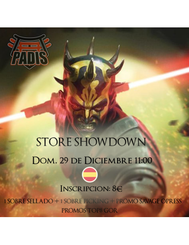 El Ocaso de la República Store Showdown ESPAÑOL 29/12 11:00 Star Wars Unlimited