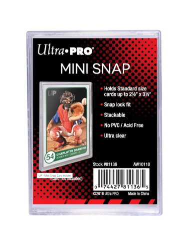 TOPLOADER - MINI SNAP Card Holder(1 unidad)  - 