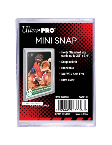 TOPLOADER - MINI SNAP Card Holder(1 unidad)  - 