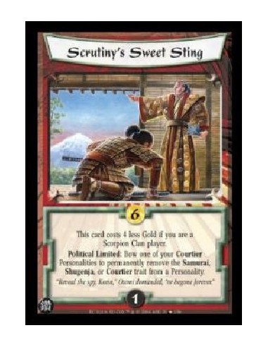 Scrutiny's Sweet Sting FOIL