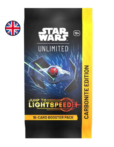 PREORDER Star Wars Unlimited. Jump to Lightspeed: Carbonite Booster Pack (English)  - This item is a PREORDER. It will be shippe