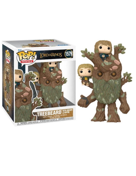 Funko Pop. Treebeard with Pippin and Merry. The Lord of the Rings  - Funko Pop. Treebeard with Pippin and Merry. The Lord of the