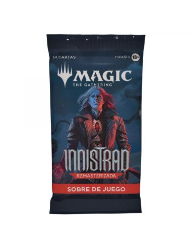 MTG. Innistrad: Remastered. Draft Booster Pack Spanish  - Magic the Gathering Innistrad: Compromiso escarlata Caja de Sobres de 