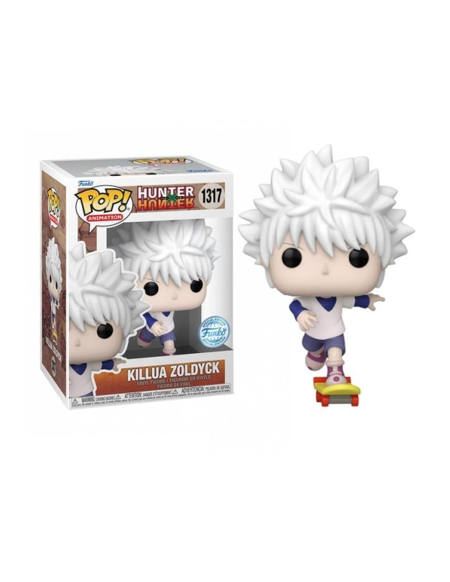 Funko Pop Killua Zoldyck con Monopatín (Caja Dañada). Hunter x Hunter  - Funko Pop Killua Zoldyck con Monopatín. Hunter x Hunter