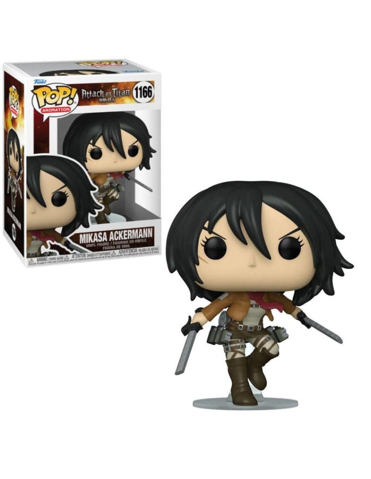 Funko Pop Mikasa Ackerman (Caja Dañada). Ataque a los Titanes  - 