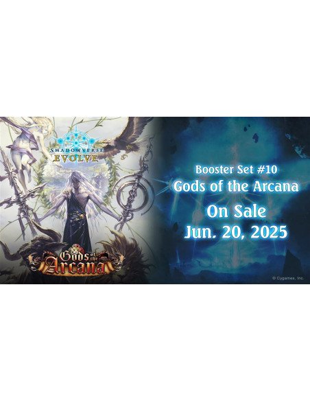 RESERVA Shadowverse Evolve -  Gods of the Arcana BP10: Caja de Sobres (12)  - Este producto es una RESERVA, y se servirá en la f