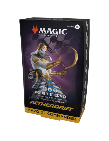 Aetherdrift: Mazo de Commander Poder Eterno (Español)  - Este producto es una RESERVA, y se servirá en la fecha de salida: 14/02