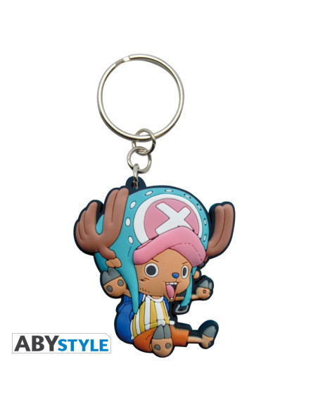 Keychain PVC "Chopper SD". One Piece  - With this PVC keychain One Piece by ABYstyle, Chopper in New World version will be with 