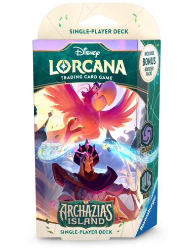 PREORDER Lorcana Archazia's Island: Amethyst / Steel Starter Deck (English)  - This item is a PREORDER. It will be shipped on th