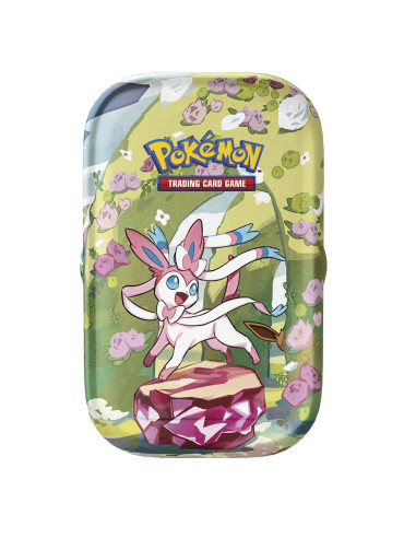 Scarlet & Violet 8.5 Prismatic Evolutions: Mini tin Sylveon (Spanish)  - 