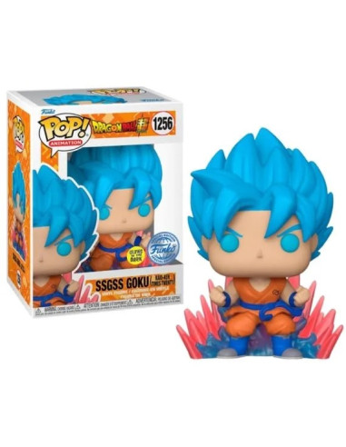 Funko Pop. Goku Super Saiyan Blue (Kaio-ken times twenty) GITD. Dragon Ball Super  - Funko Pop. Goku Super Saiyan Blue (Kaio-ken