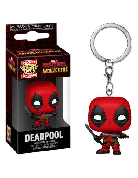 Llavero Pop Deadpool con Espadas. Deadpool 3  - Llavero Pop Deadpool con Espadas. Deadpool 3