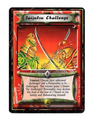 Iaijutsu Challenge  - IaijutsuLimited: Choose your performing unbowed Personality and target another player's Personality: Your 