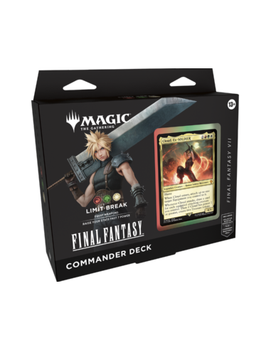 PREORDER Final Fantasy: Limit Break Commander Deck (Spanish)  - This item is a PREORDER. It will be shipped on the release date: