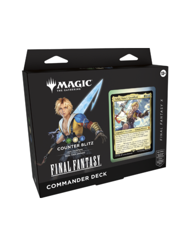 PREORDER Final Fantasy: Counter Blitz Commander Deck (Spanish)  - This item is a PREORDER. It will be shipped on the release dat