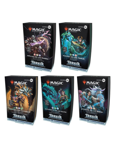 RESERVA Tarkir Dragonstorm: Set de Mazos de Commander (5) Español. Magic The Gathering  - Este producto es una RESERVA, y se ser