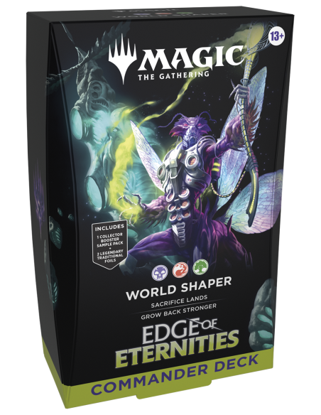 PREORDER Edge of Eternities: World Shaper Commander Deck (Spanish)  - This item is a PREORDER. It will be shipped on the release