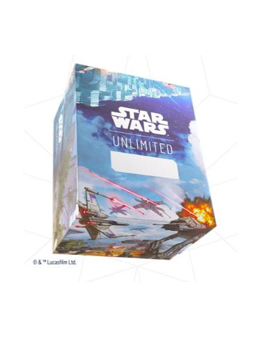 Star Wars: Unlimited Twin Sun Soft Crate - Battle of Scarif  - Nuestra caja para mazos Soft Crate Star Wars: Unlimited es la sol