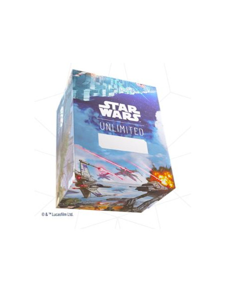 Star Wars: Unlimited Twin Sun Soft Crate - Battle of Scarif  - Nuestra caja para mazos Soft Crate Star Wars: Unlimited es la sol