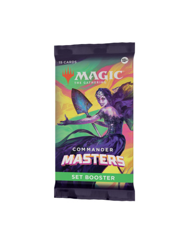 MTG Commander Masters. Set Booster Pack (15) English  - Play the greatest hits from Magic’s biggest format! This curated Masters